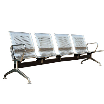 驰界CHIJIE不锈钢四人位机场椅候诊椅公共椅连排椅（把）