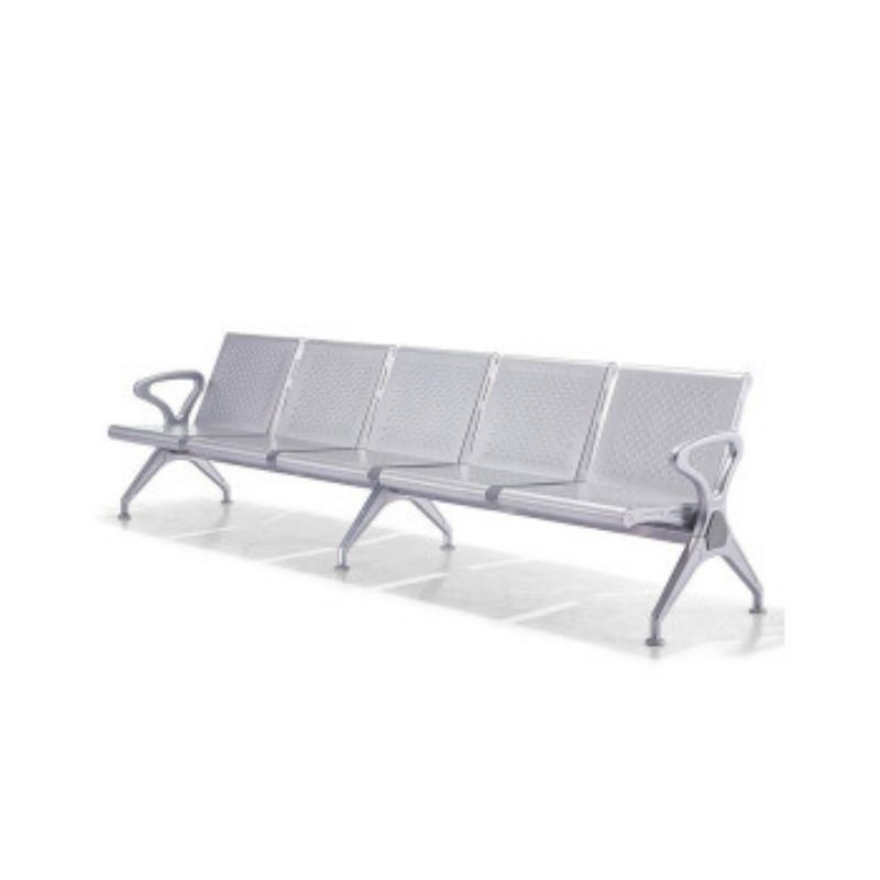 金城岩羊STMY－D380－5机场椅闪光银色五人位 常规尺寸 钢架结构(个)
