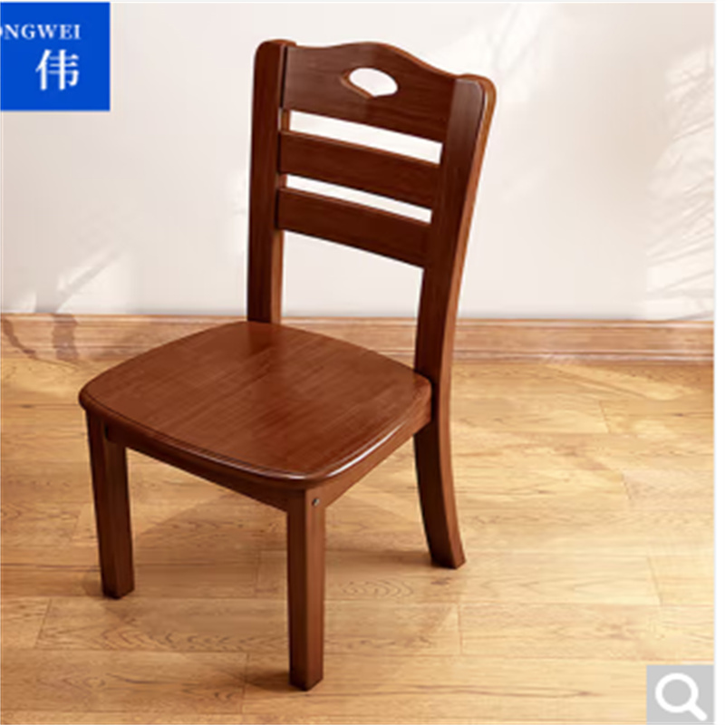 中伟（ZHONGWEI）实木餐椅饭店餐桌椅现代中式餐椅木质椅子45*39cm*89（把）