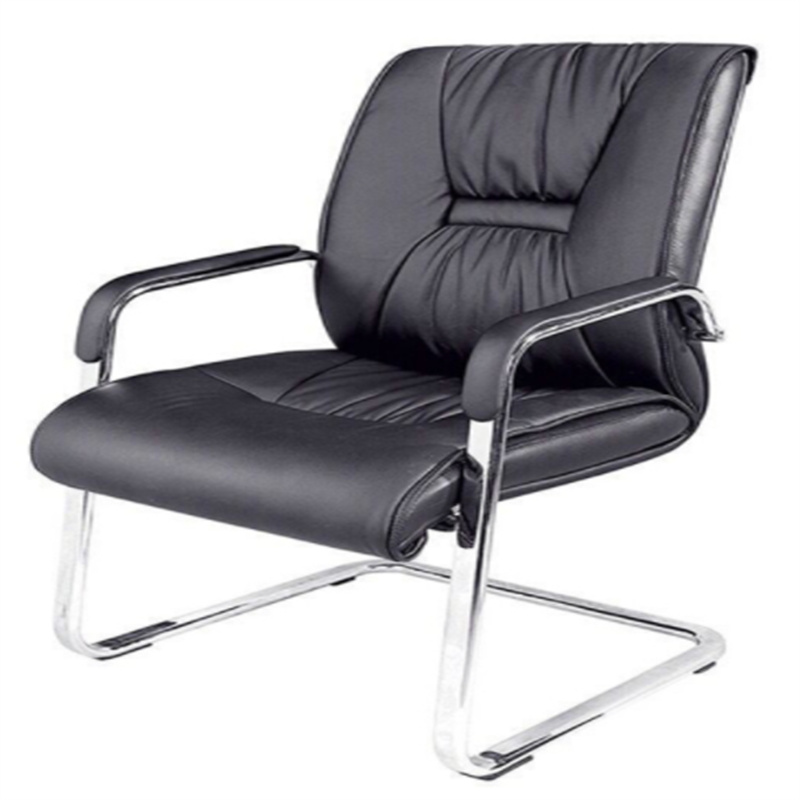 奈高 NAIGAO 办公电脑椅会议家用弓形皮质椅职员老板班前椅－加厚钢架款（个）