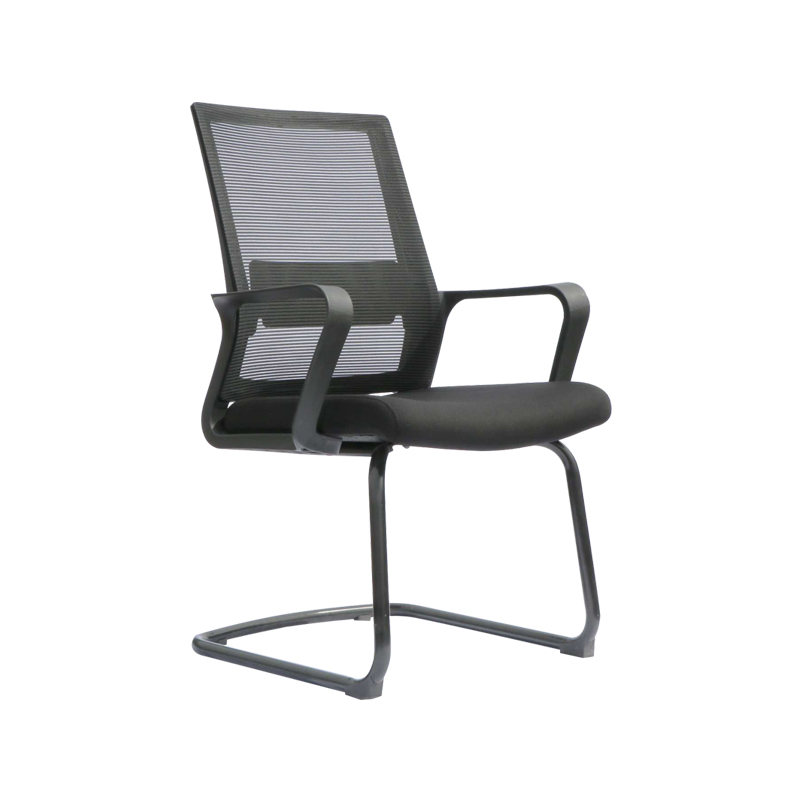 企诺DY6339C职员椅弓形椅带扶手椅黑色600*660*925mm(张)