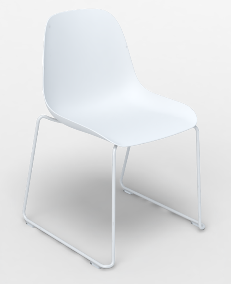 得力普乐士 CPFR02 Flora浮罗拉休闲椅 白色 （把）