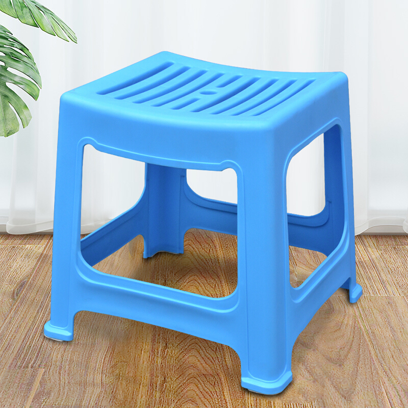 华恺之星 HK5068 家用塑料凳 中号 蓝色（个）