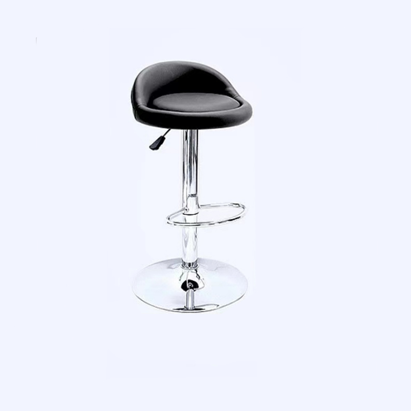 国产吧台椅高脚凳凳子可升降椅 高款黑色银脚 60-80cm（个）