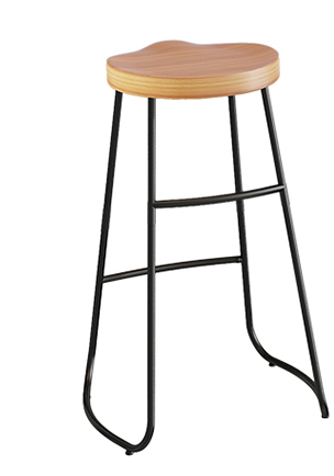沪恩隆高脚椅750mm原木色（单位：把）
