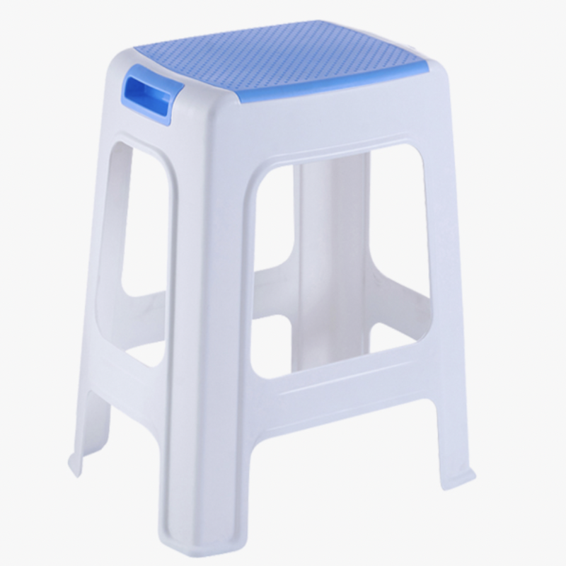 好尔塑料凳子家用凳子带提手大号蓝色（单位：个）