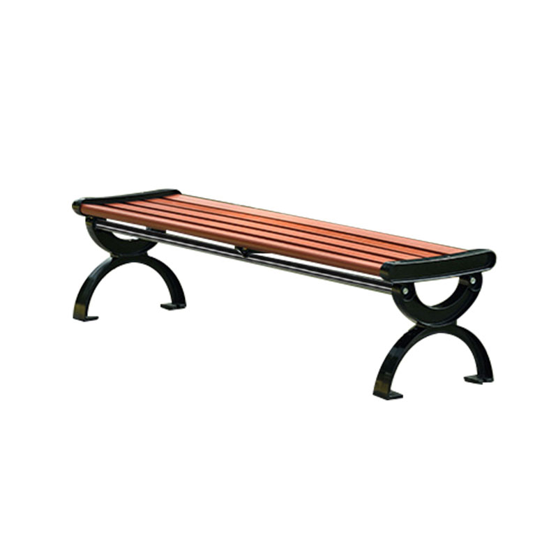 富和美公园椅户椅休闲椅庭院花园小区铸铝塑木长凳子96长椅 D款1.2米