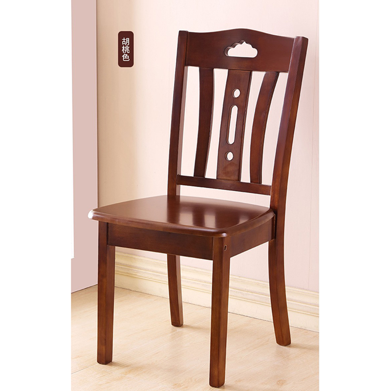 圣斯顿SD-NM1556实木椅子430*440*900mm（单位：把）胡桃色