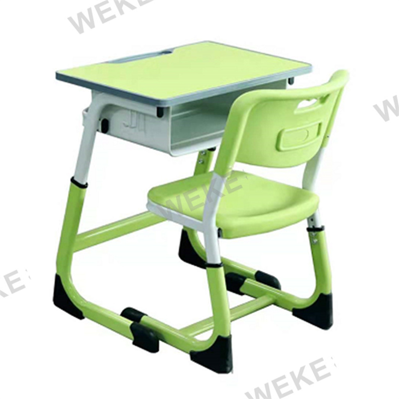 【停用】WEKE XKZ-60401课桌椅 600*400*610mm 绿色(单位：张)
