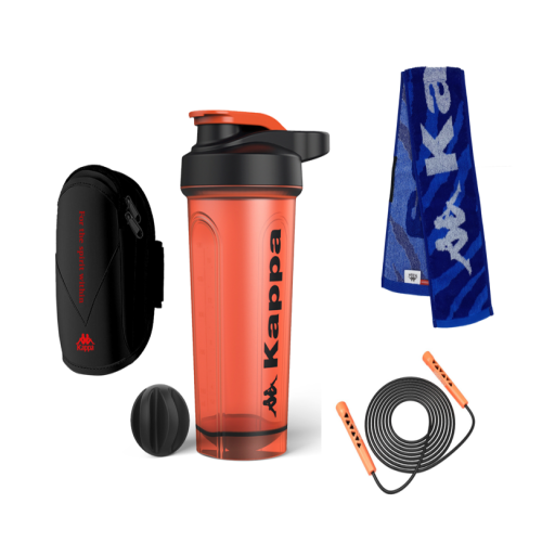 KAPPA 运动臂包+健跑巾+橙色二代杯+燃脂跳绳套装（套）