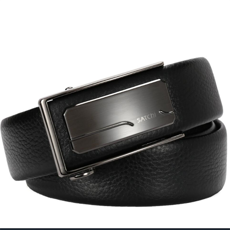 沙驰（SATCHI)男士商务皮带自动扣FT66974－4H黑色（计价单位：条）