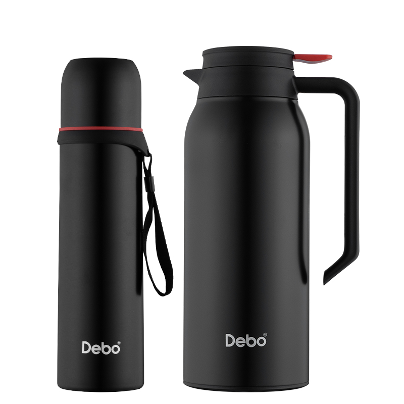 德铂（Debo）定制DEP-662皮尔森杯壶套装304不锈钢0.5L+1.5L（单位：套）100套起订