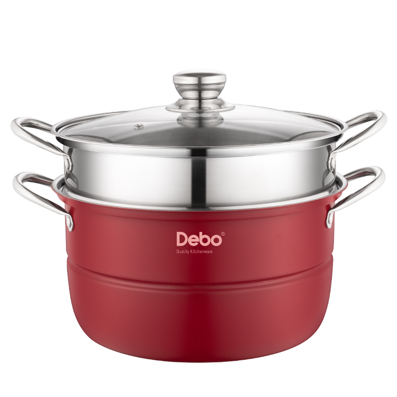 德铂（Debo）定制DEP-831博尔顿蒸锅28cm不锈钢（单位：个）100个起订