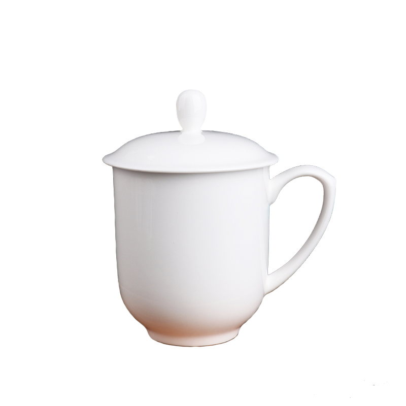 速欧格定制骨瓷茶杯口径：8cm  高：带盖13.5cm (个)50起订
