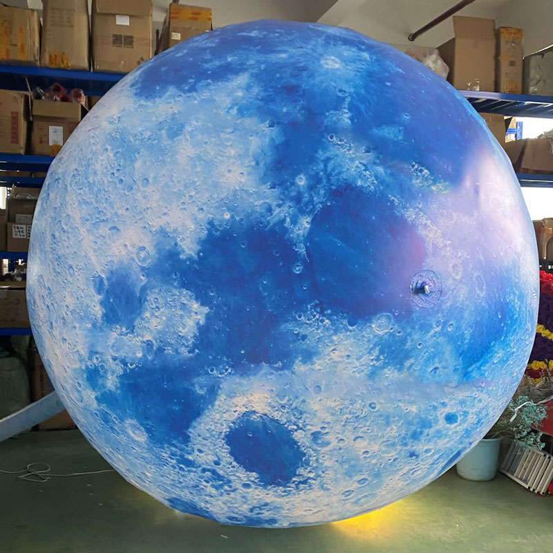 博采QS081503充气发光月球月亮气模模型4米 灯光+风机 （套）