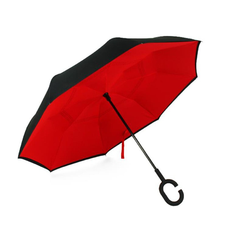 爱车屋I-3071创意双层晴雨反向伞汽车雨伞(把)