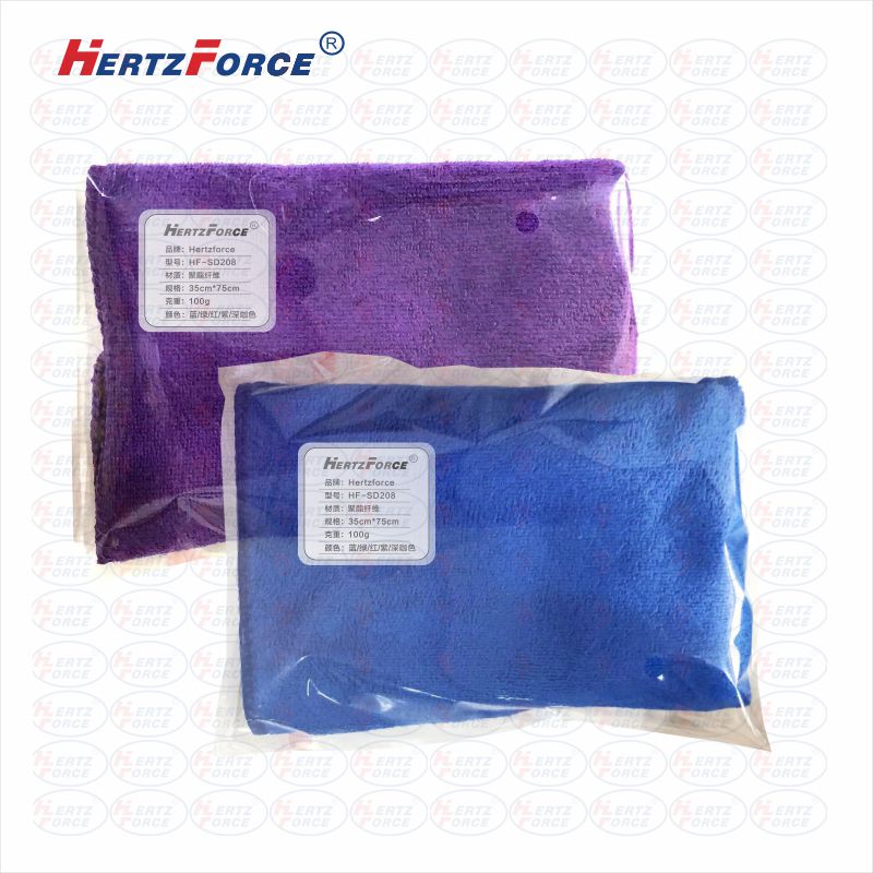 Hertzforce HF-SD208 超细纤维毛巾 洗车毛巾 35*75cm±（±2cm）颜色可选 (单位：条)