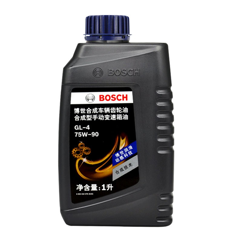 博世（BOSCH）手动变速箱油/手动档汽车合成齿轮油/手动波箱油 75W-90 1升装(桶)