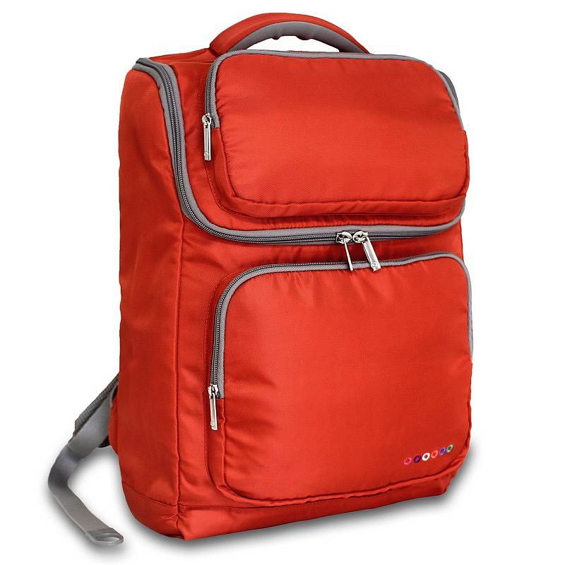 JWORLD杰华德JWS-114女款旅行商务两用电脑背包红色15寸(个)