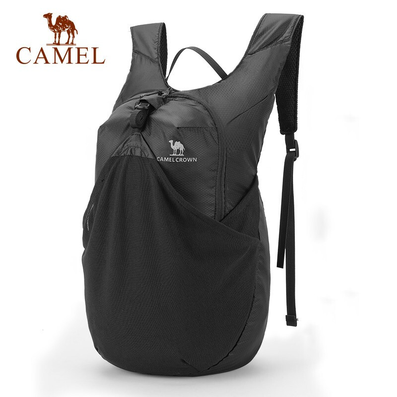 骆驼（CAMEL）户外运动双肩包骑行背包轻便可折叠跑步皮肤包男女登山旅游包(个)