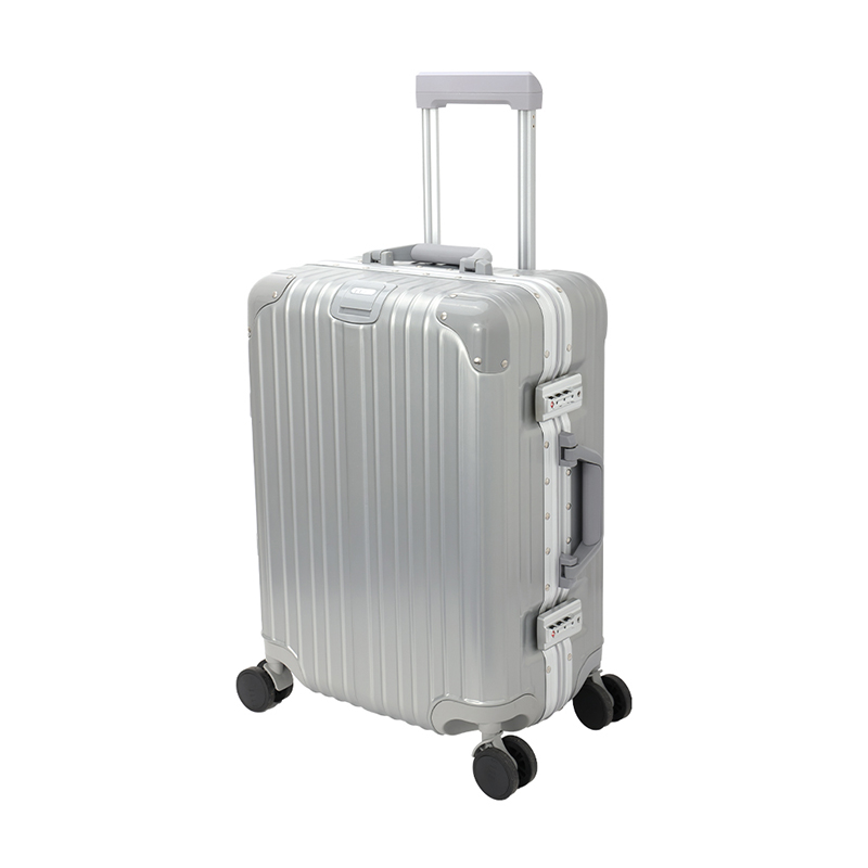 ELLE 20寸铝框万向轮耐用行李箱 GH162P90318 银色（个）