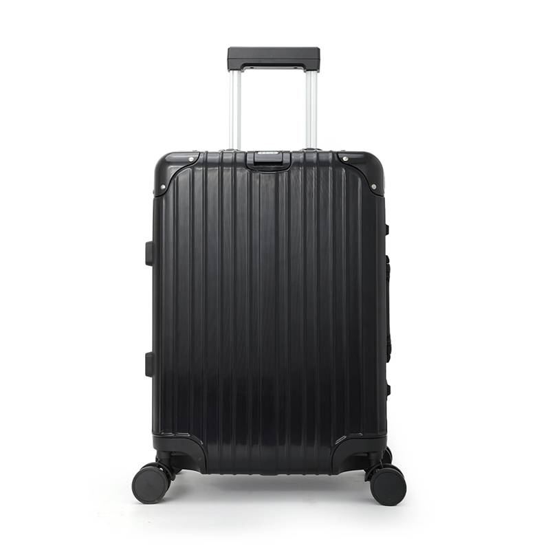 ELLE  20寸铝框万向轮耐用行李箱GH162P90318黑色（个）
