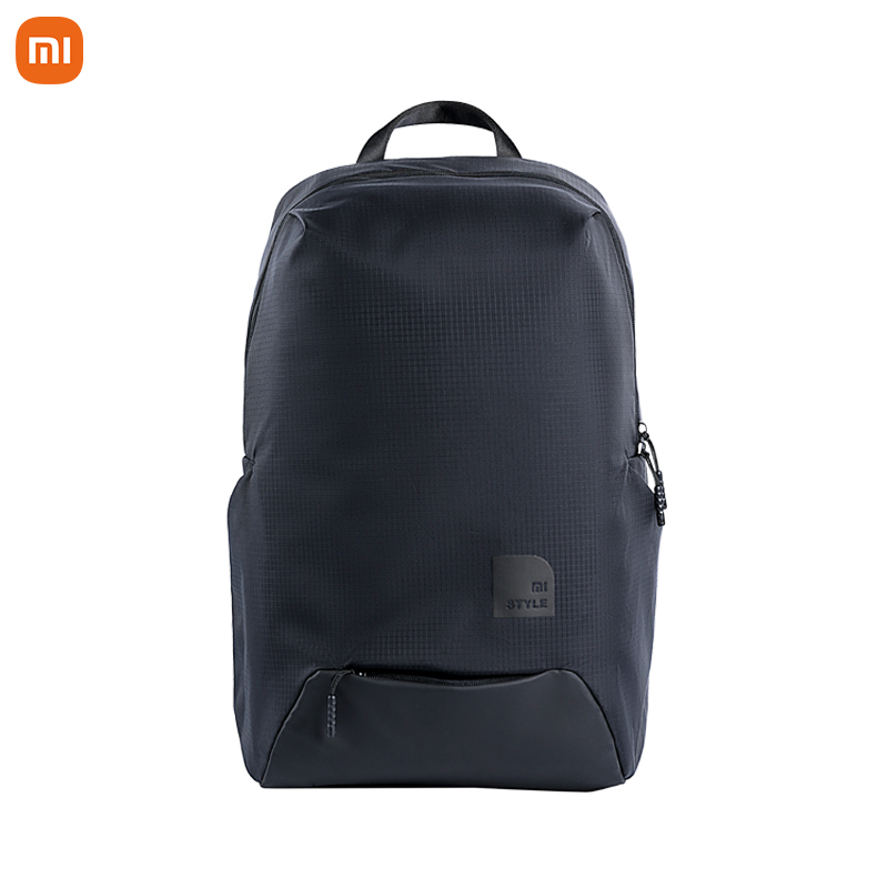 小米（MI）休闲运动双肩包 男女笔记本电脑包 时尚背包学生书包 黑色（个）