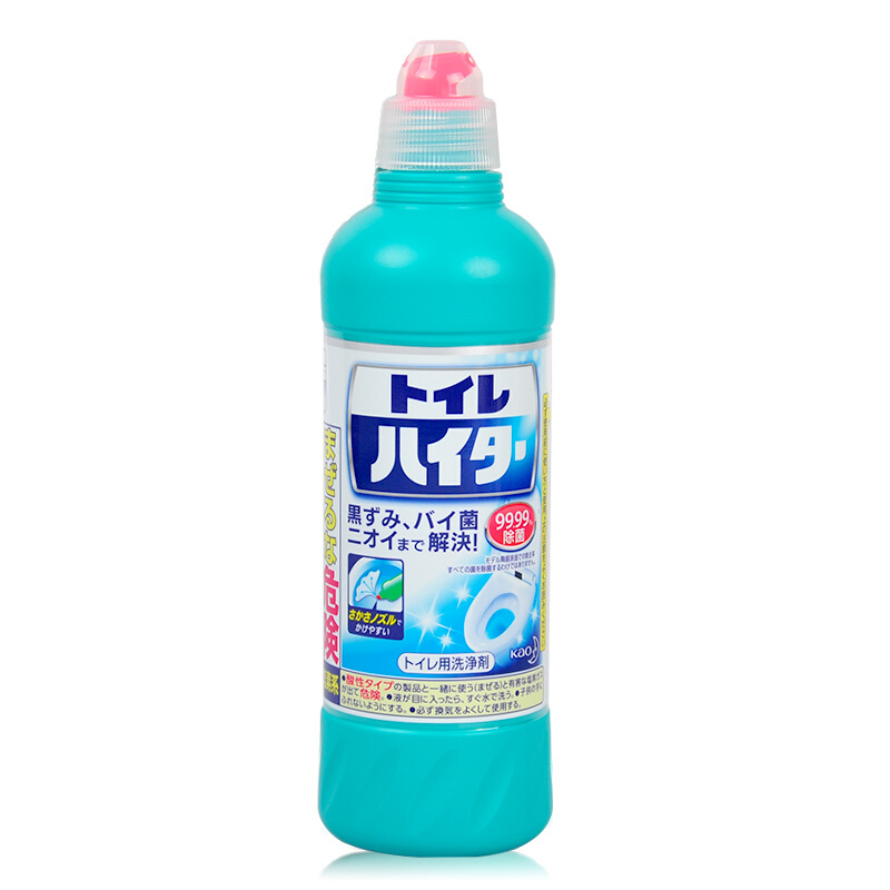 日本花王（KAO） 免刷洗除菌马桶清洁剂500ml （瓶）