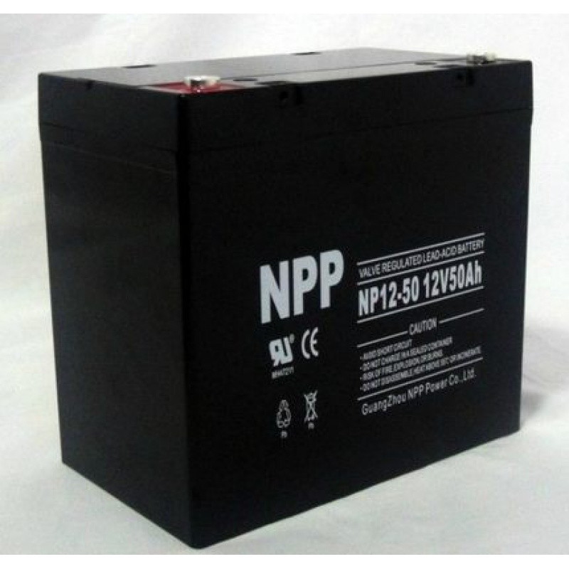 NPP耐普蓄电池NPG12-50（12V50AH）胶体蓄电池太阳能路灯专用电瓶（个）