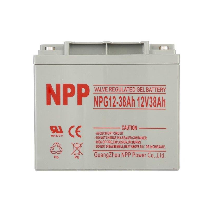 耐普NPP NPG12-38Ah蓄电池12V38AH(单位：个)