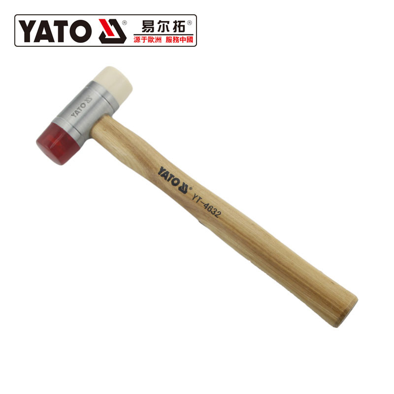 易尔拓YT-4632可换头木柄安装锤Φ35mm(把)