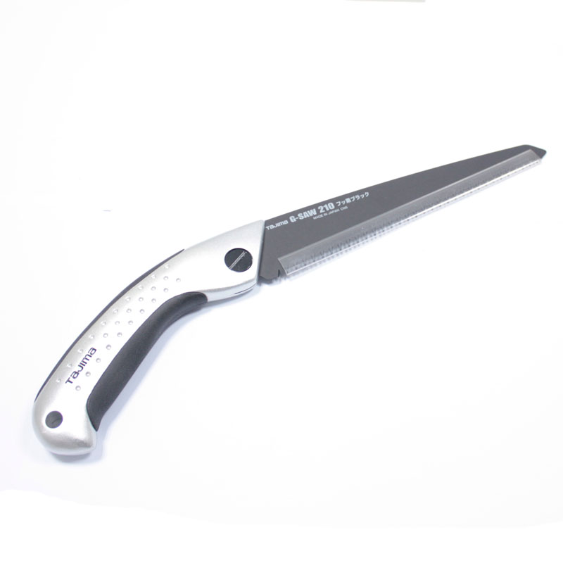 TaJIma/ALSA-210FB/G-SAW铝合金黑色手柄拉锯附带刀鞘(把)