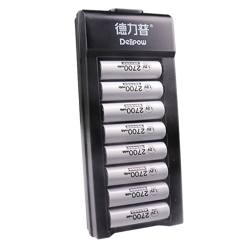 德力普DLP-801 5号电池*8 7号电池*8电池套装含充电器 （套）
