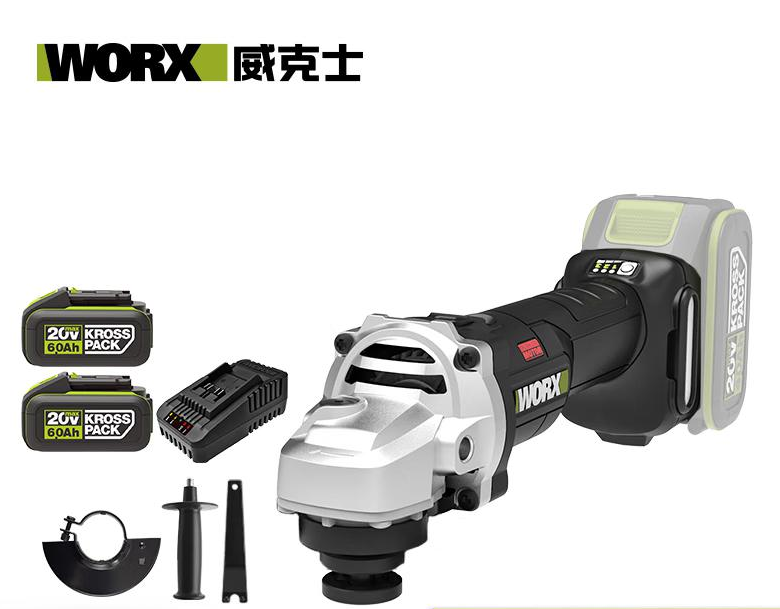 威克士（WORX）20V无刷锂电角磨机WU806充电式手磨机(单位：台)