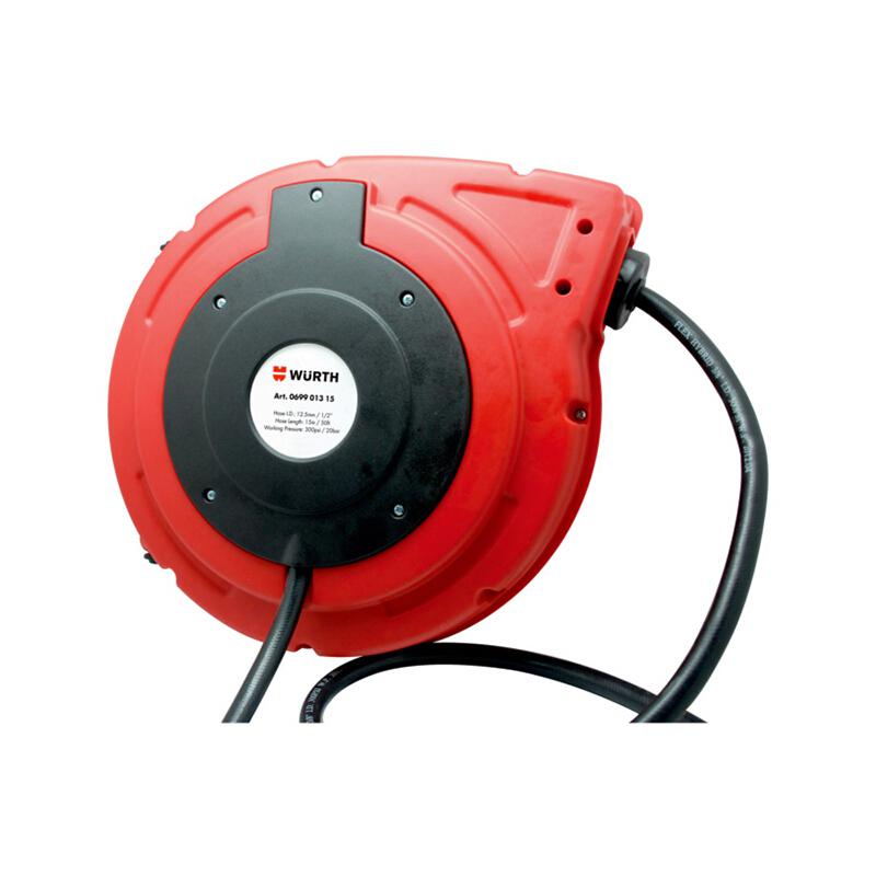伍尔特069901015压缩气管卷放器-3/8红色;黑色(件)