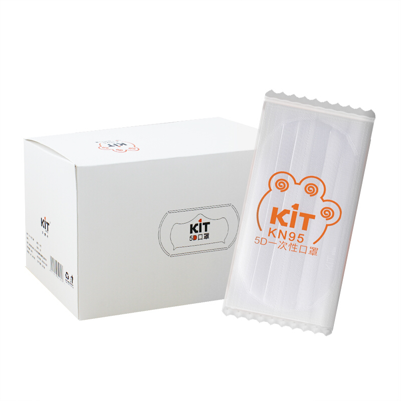 凯壹特(KIT Safety) 180 5D系列：白色支架平面口罩 28只/盒 10盒/箱（单位：箱）