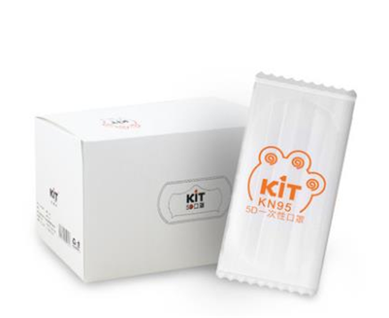 凯壹特(KIT Safety) 185 5D系列：白色M号平面口罩 30只/盒 10盒/箱（单位：箱）