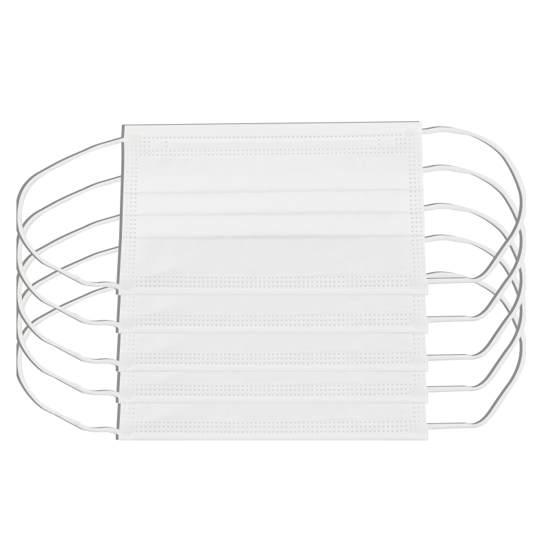汉盾 HD1096 三层白色一次性平面口罩 独立装（1只/袋；50只/盒；40盒/箱）（单位：盒）