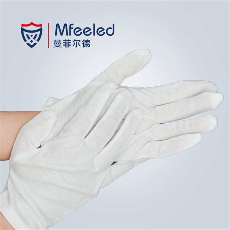 曼菲尔德/Mfeeled MS3-1 白色礼仪作业手套 12副/打(单位：打）