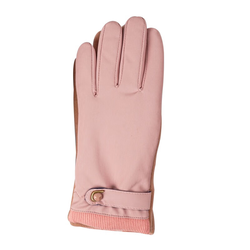 大杨 FG35 可触屏保暖手套女 防寒手套骑车开车手套 粉红色 (单位：双)