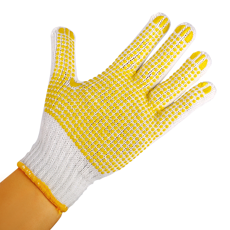 佳盾 2000 漂白PVC黄点塑手套 均码 60*25*50cm(单位：打)