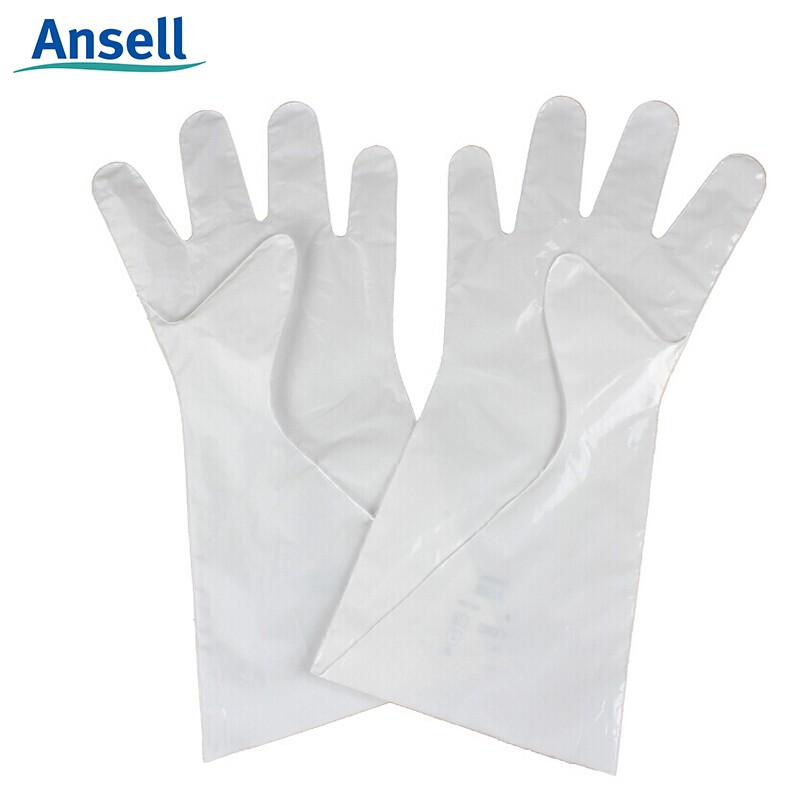 ANSELL 安思尔2－100复合膜防化防液手套1双 10# 定做（单位：副）