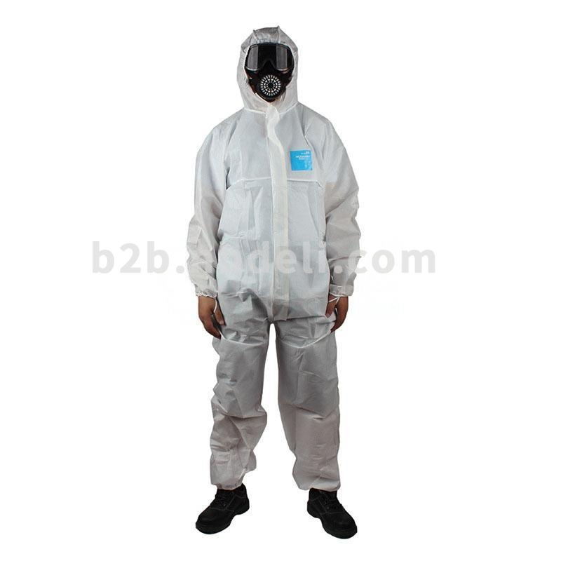 Microgard/微护佳 MG1500 增强型有帽连体防护服 白色 10件/包 L（单位：包）