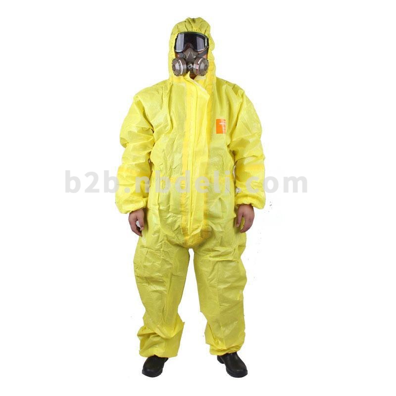 Microgard/微护佳 MC3000 双袖连体防化服 黄色 XXXL 1件（单位：件）