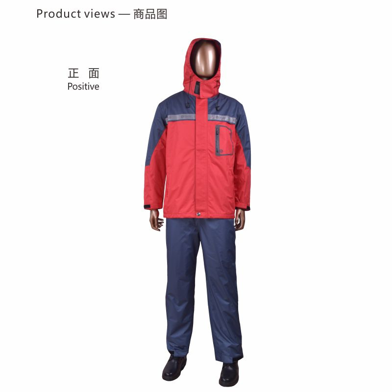 安大叔 CMCC-015男雨衣套装红S-4XL （单位：件）