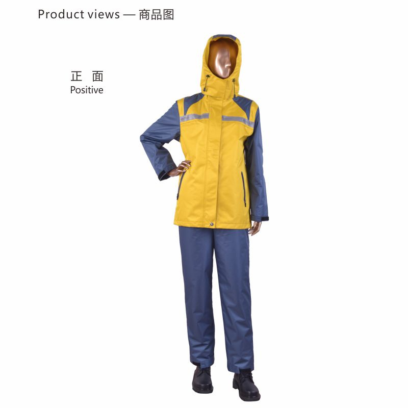 安大叔 CMCC-016女雨衣套装黄XS-2XL （单位：件）