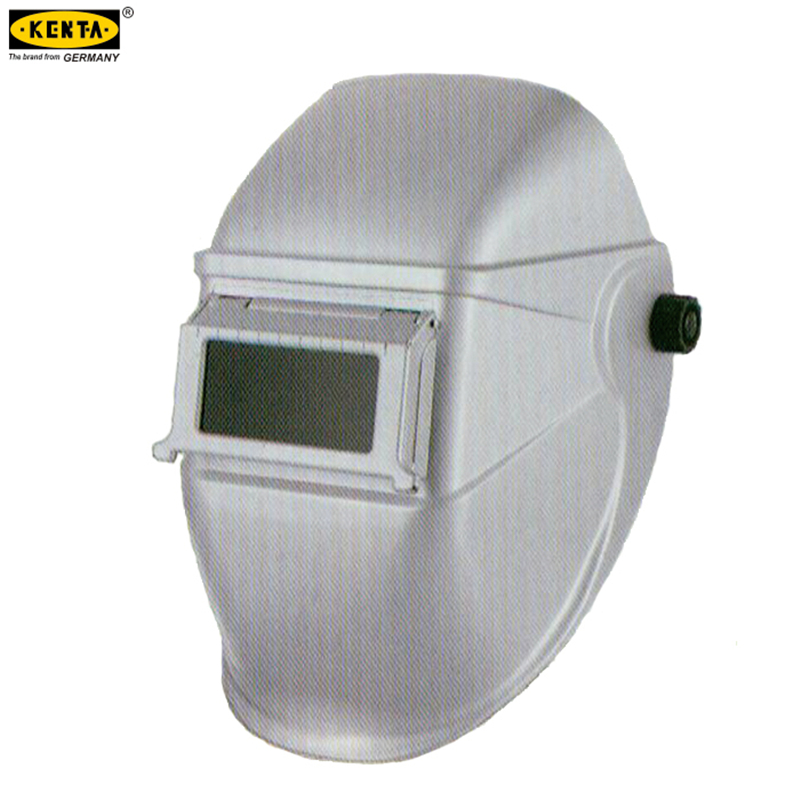 KENTA SK9－900－347 电焊头盔 PP 银色 镜片尺寸108×50×3mm(单位：个)
