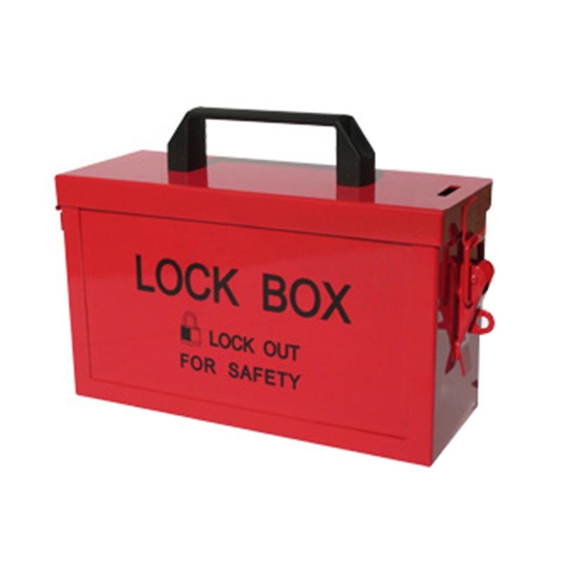 利锁 便携式集群管理箱（单孔），红色，BD-8811