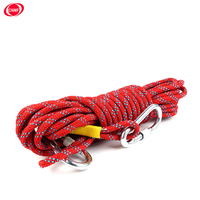 谋福 登山绳救援绳  20米红色 (条)