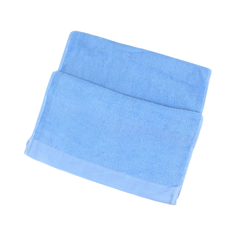 安赛瑞 1E00095 消防毛巾 消防救援蓝色毛巾 标准洗脸巾 浅蓝色平版(包)